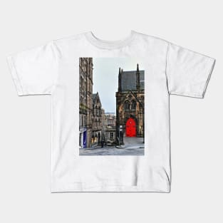 St Columba's Free Church, Edinburgh - Scottland Kids T-Shirt